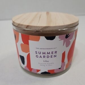 Aromatherapy Company Summer Garden Lilac Scented Candle